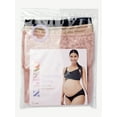 thumbnail image 2 of Joyspun Women’s Maternity Under-the-Belly Lace Trim Underwear, 3-Pack, Sizes S-XXXL, 2 of 4