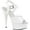 White Jelly TPU/White, variant on Women's Pleaser Delight 608N Heeled Sandal