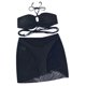 thumbnail image 4 of Traje de baño de 3 piezas con cintura alta y tirantes cruzados para mujer Fridja  nalpqowj51218, 4 of 4