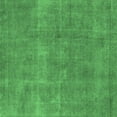 thumbnail image 1 of Ahgly Company Indoor Square Oriental Emerald Green Industrial Area Rugs, 3' Square, 1 of 4