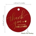 thumbnail image 6 of Inkdotpot 50 Pack Real Gold Foil Paper Tags Thank You From The New Wedding Favor Hang Tags, 6 of 6
