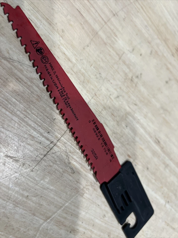 BUTTERFLY- 6 In. 5/7 Tpi Demo Demon Carbide Reciprocating Saw Blade For Nail-Embedded Wood