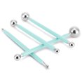 thumbnail image 1 of Kit de pastel DIY Laklulu, 4 bolas de metal Kit de pastel de dulce de azúcar para hornear Acero inoxidable 8 primeras flores de azúcar en forma de bolígrafo, 1 of 5