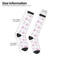 thumbnail image 2 of Naloa Heart Rabbit Thigh High Socks Extra Long Stretchy Sock Women Over Knee High Opaque Stocking Daily Wear, 2 of 6