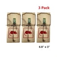 thumbnail image 3 of 3 Pack Large Wood Mouse Traps Rat Mice Killer Snap Trap Power Rodent Pest Trap, 3 of 3