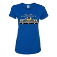 thumbnail image 2 of 1969 Plymouth Road Runner Hot Rod Racing | Womens Cars and Trucks Graphic T-Shirt, Royal, Large, 2 of 4
