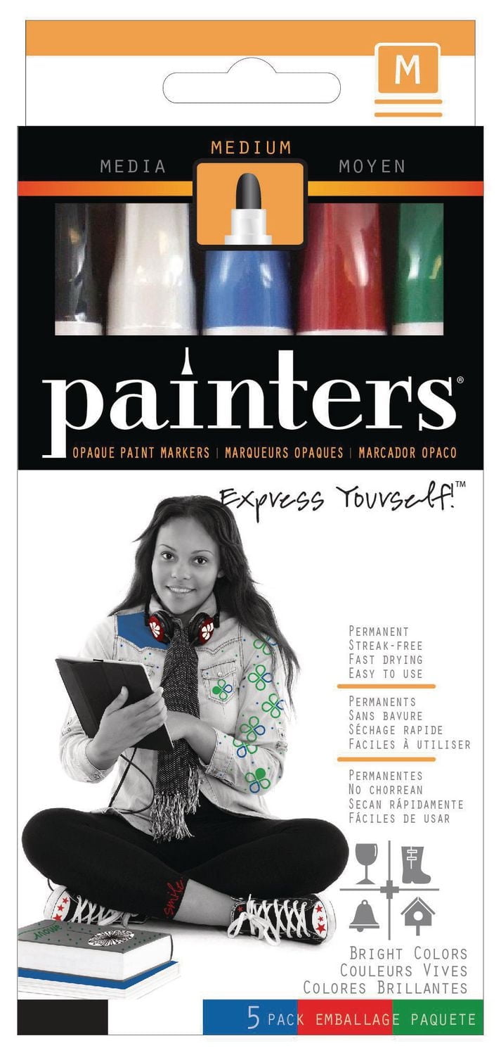 Marqueurs de peinture opaque pour peintres Elmer’s, pointe moyenne, coloris assortis