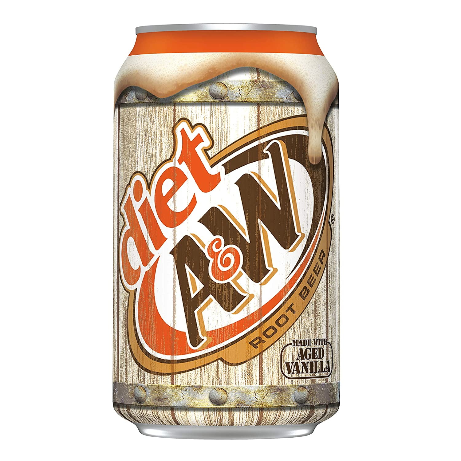 Diet Soda Variety Pack, Pack of 24, 12 fl oz, 7UP, A&W Root Beer, All Natural Family Pack