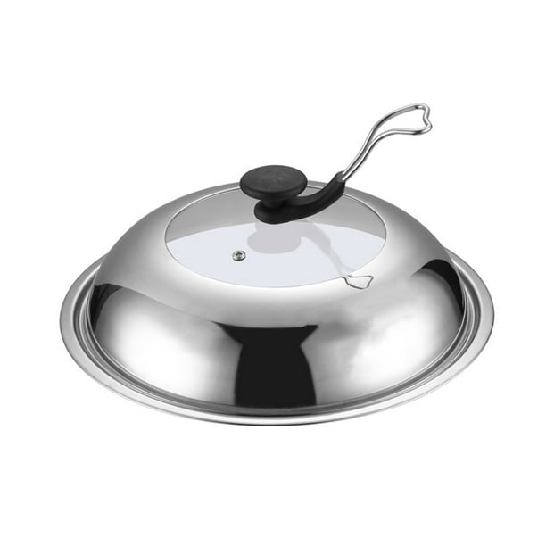 Cover Dome Basting Melting Lid Pans Stainless Cheese Grill Flat Cook
