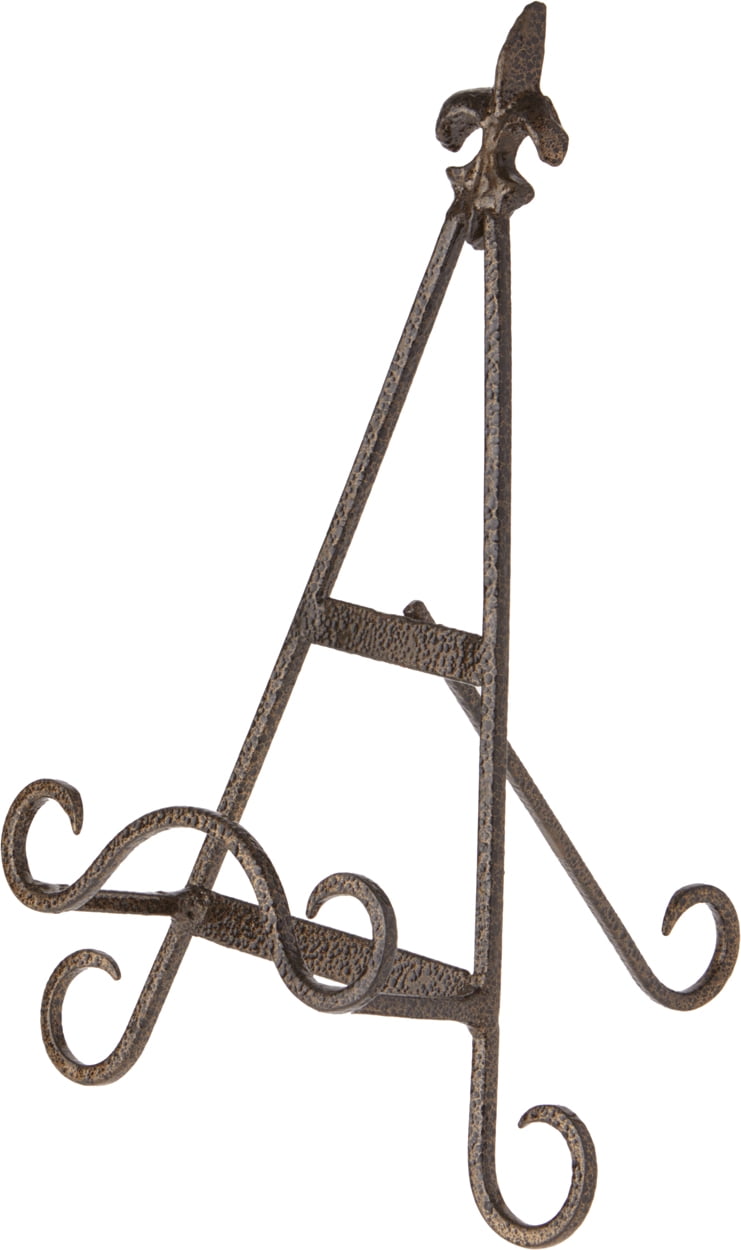 9.25 H x 6.25 W x 5 D Bards Black Wrought Iron Easel