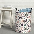 thumbnail image 5 of Black Panther Snake Palm Leaf Laundry Basket, Laundry Hamper Waterproof Laundry Bag Clothes Hamper Laundry Bin with Handles for Bedroom, Living Room, Kids Room-#, 5 of 5