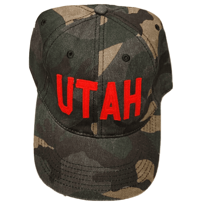 Captivating Utah Camo Adjustable Hat