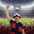 thumbnail image 5 of Vjnyvs Egypt Football Fans Hat Novelty Flag Pattern Hat Funny Cheer Accessories for Football Party Celebration Accessories, 5 of 7