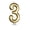Gold, variant on Gold Birthday Number 2 Candle, Gold Birthday Decorations, Candles for Cake Topper, Party Decoration, Anniversary and Graduation Celebrations