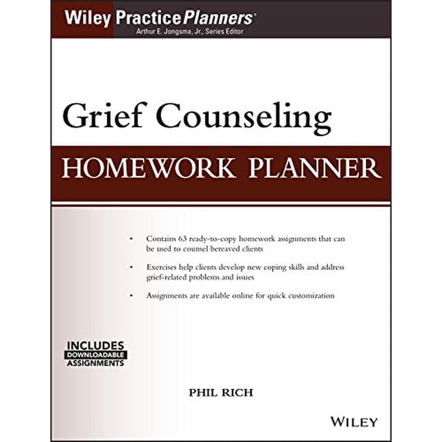 Grief Counseling Homework Planner, (with Download) (PracticePlanners)