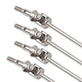 thumbnail image 4 of 4Pcs Universal Steel Drive Shafts for HSP 94111 1/10 RC Car Silver, 4 of 4