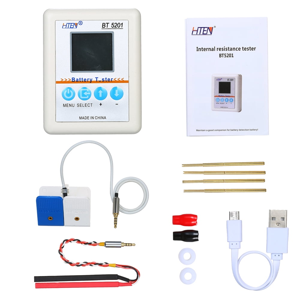 Battery Tester BT5201 USB High Battery Internal Resistance Tester Meter for Rechargeable Battery