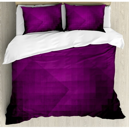 Aubergine single duvet cover