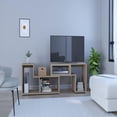 thumbnail image 2 of Treevol Furniture, Extendable TV Stand Houston, Multiple Shelves, Light Pine Finish-Indoor, 2 of 7
