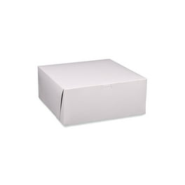 Bakery Boxes, Standard, 14 x 14 x 6, White, Paper, 50/Carton Bakery Boxes, Standard, 14 x 14 x 6, White, Paper, 50/Carton