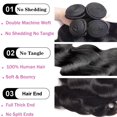 thumbnail image 2 of Hair Bundles Lockoe 12A, cabello humano, ondulado, 4 paquetes, 400 g, 2 of 8