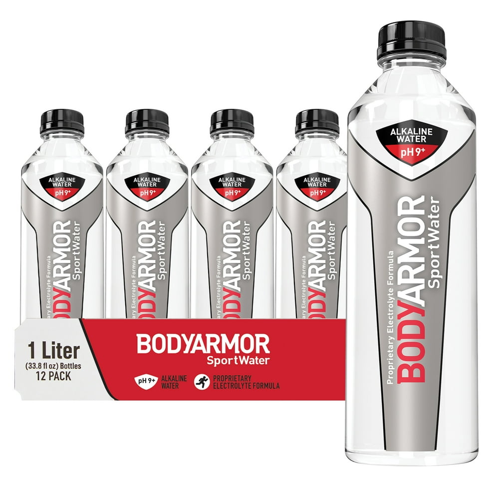 BODYARMOR SportWater 1L, 12 Count