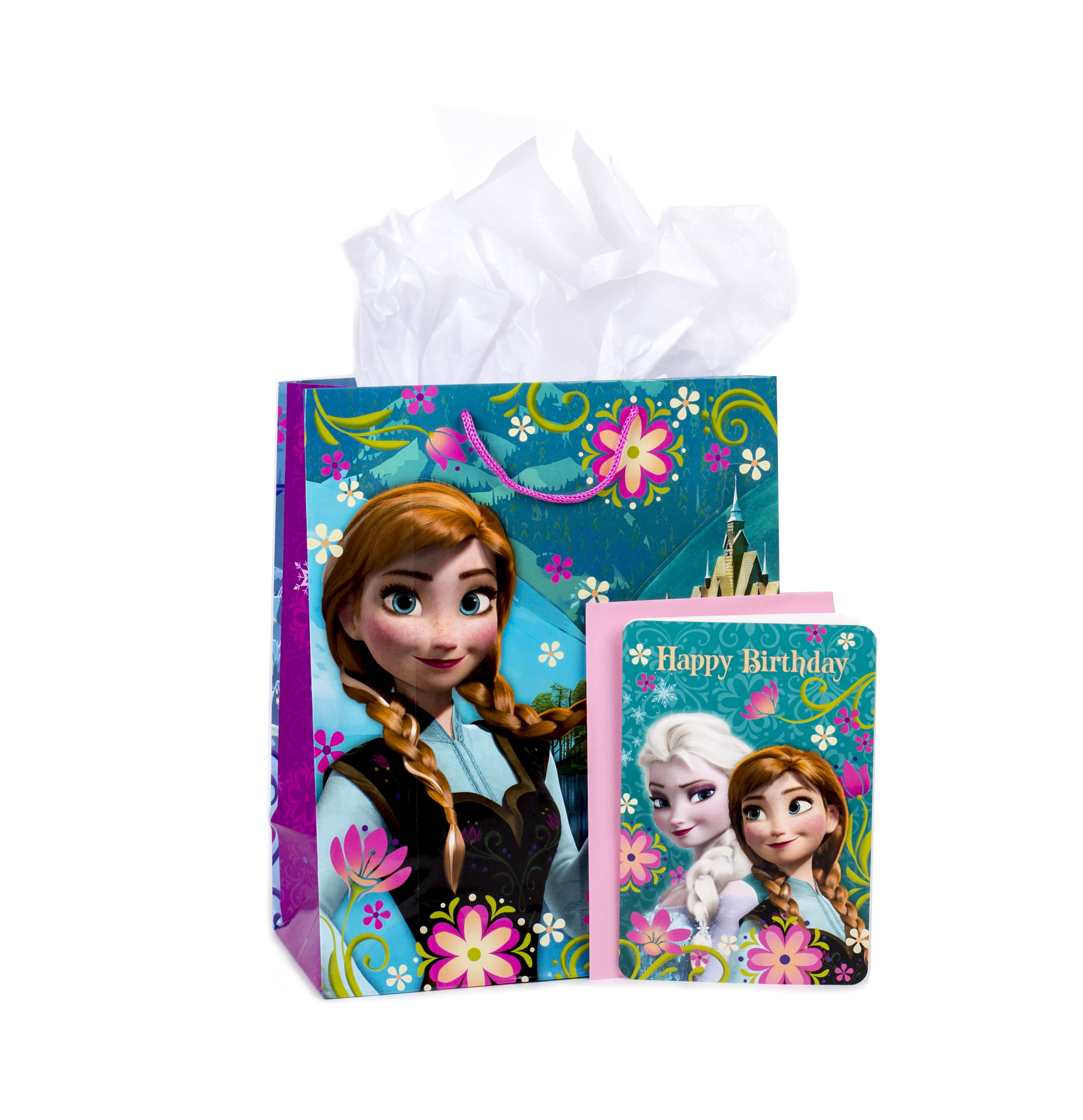 Hallmark Large Gift Bag with Birthday Card and Tissue Paper (Frozen)