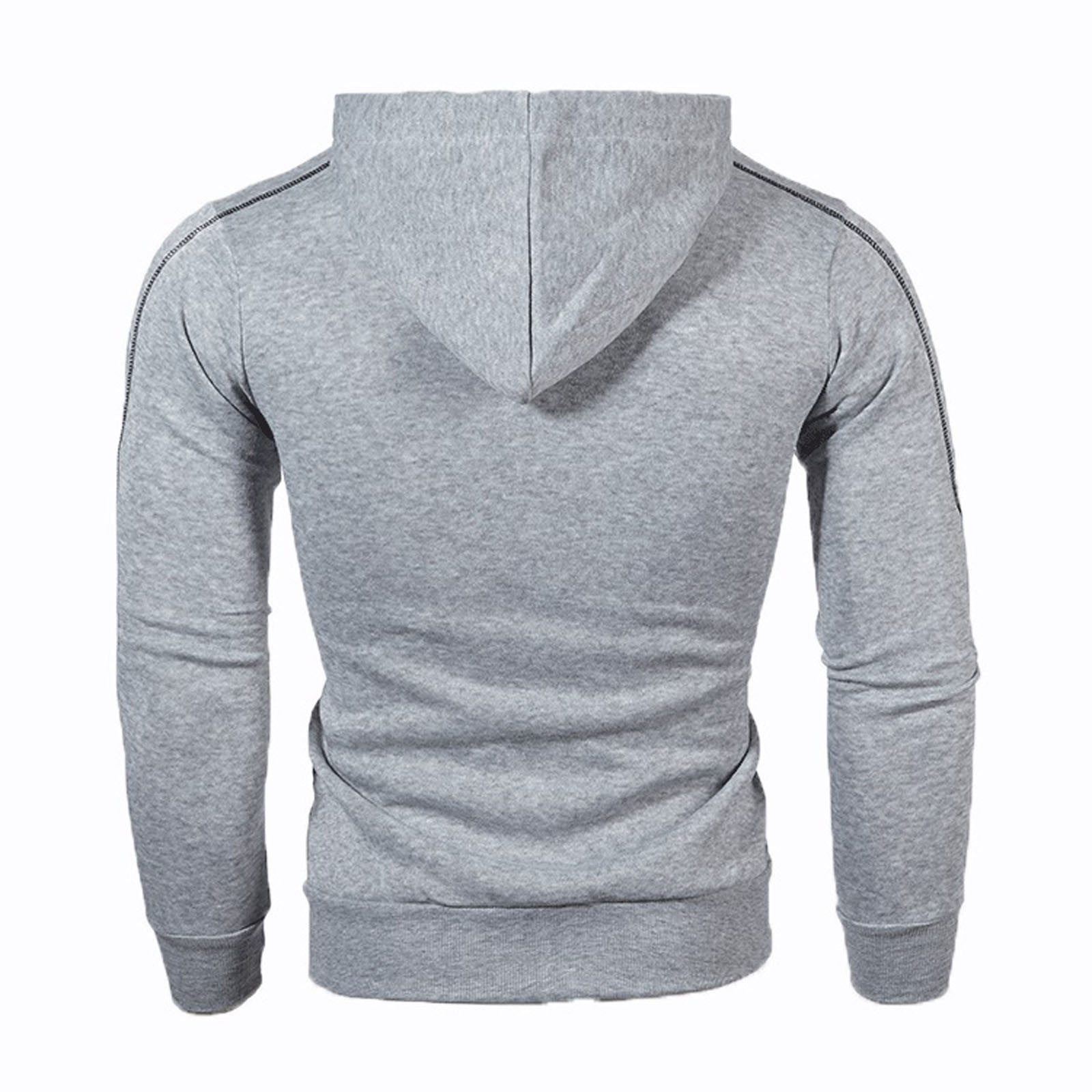 Cardigan Homme à Capuche Avec Boutons - Pull Chaud Et Léger En Tricot Épais, Manches Longues, Décontracté - 3