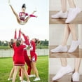 thumbnail image 5 of kkdom White Cheerleading Shoes Athletic Dance Sport Training Shoes Competition Tennis Sneakers Cheer Shoes Size 10.5, 5 of 7