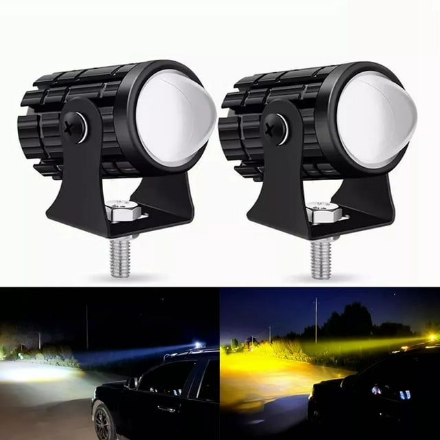 Luz antiniebla para motocicleta, 2 piezas, foco LED para motocicleta, faro LED para motocicleta, lámpara de trabajo LED, ingeniería de precisión