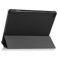 thumbnail image 3 of For Compatible .Tab M10Plus 3rd Gen Tablet Cover 10.6" Slim Tri-Fold Stand Smart Cover, Multi View Stand Hard Case Folio Cover Auto Sleep/Wake Protection Black, 3 of 5