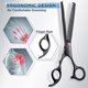 thumbnail image 5 of 7.0in Stainless Steel 6 In 1 Professional Dog Grooming Scissors Kit, Heavy 4cr Titanium Coated Strai, 5 of 5