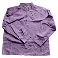 thumbnail image 3 of Hombres Zip Up Sudadera con Capucha de Pie Cuello Lavado Denim Afligido Medio Cremallera Manga Larga Casual Superior Poliéster Mezcla Chaqueta, 3 of 8
