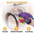 thumbnail image 6 of 1 Pcs Reusable Duster，Washable Duster，Dusters For Cleaning，Duster Refill Reusable Fleece Duster ，Multi Surface Washable Cleaning Pads Tools For Home, Blinds, Car, Pet, Furniture, Fans, 6 of 10