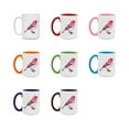 thumbnail image 6 of Bird Watching Mug, Purple Finch Song Bird Mug, 11oz or 15oz White Ceramic Coffee Mug Gift for Bird Watchers, 6 of 9