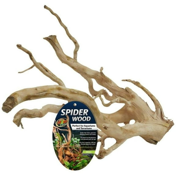 Zoo Med Spider Wood for Aquariums and Terrariums [Decor, Reptile Supplies] Small - 1 count