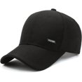 thumbnail image 1 of "Xishao Gorras de béisbol para hombre, gorra de béisbol para hombre, color negro, gorra de béisbol para hombre de mediana edad, casual, para viajes al aire libre" Xishao ropa, 1 of 2