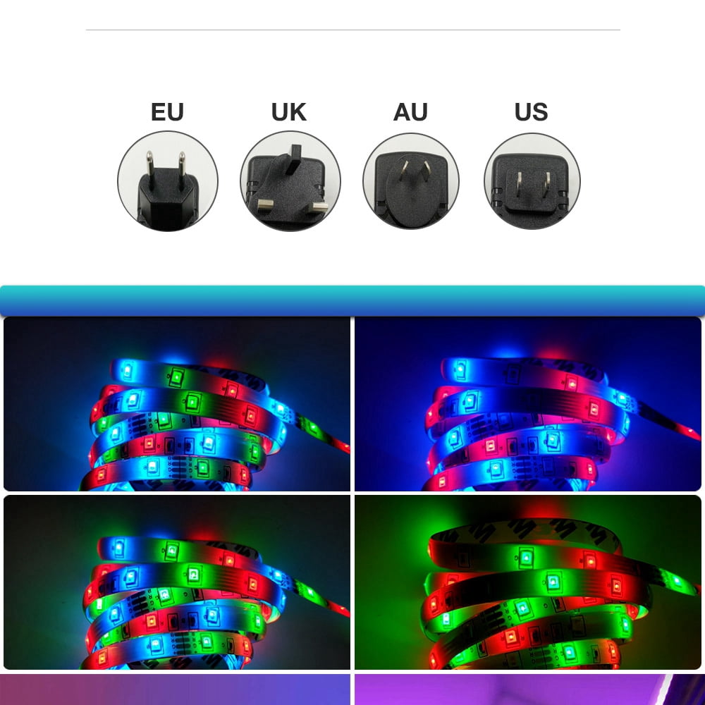POINTERTECK Waterproof 15M 900 LED RGB 2835 SMD Strip Light Flexible 12V Remote Power