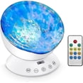 thumbnail image 1 of Ocean Wave Projector, Led Night Light Lamp With 7 Lighting Modes Music Speaker, 1 of 5