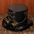 thumbnail image 5 of Jiibva Unisex Steampunk Top Hat Halloween clothing Hat Vintage Accessories For Themed Parties Party Gathering, 5 of 7