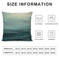 thumbnail image 5 of COMIO  Seafoam Green Mint Navy Blue Abstract Ocean Art Painting Flax Hidden Zipper Throw Pillow Covers, 5 of 5
