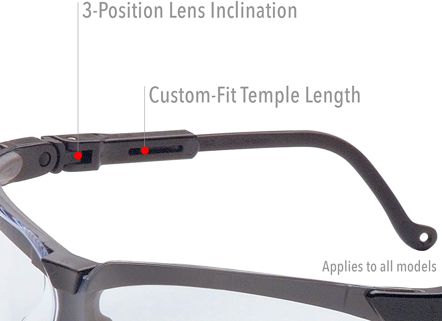 Genesis XC, Safety Glasses, Anti-Fog, Hydrophilic, Hydrophobic, Anti-Scratch, SCT-Blue Lens