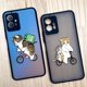 thumbnail image 2 of Matte Case for VIVO Y93 Y91C Y91 Y85 Y77 Y76 Y75 Y73 Y72 Y71 Y53 Y52S Y50 Y35 Y22 Y21 4G 5G Case Cute Cat Cartoon Illustration, 2 of 5