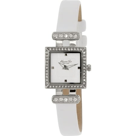 Kenneth Cole Women's Classic KC2825 White Leather Quartz Watch