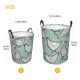thumbnail image 3 of Balery Hand Drawn Chickens Cesta de ropa redonda con asas, impermeable, independiente, para ropa, juguetes, dormitorio y familia-Small, 3 of 6