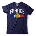 thumbnail image 4 of Mens France T-Shirt France Flag Shirt La France Shirt French Shirts France Patriotic Flag Shirt (3X-Large Military Green), 4 of 6