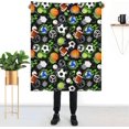 thumbnail image 3 of American Football Throw Blanket Lightweight Warm Flannel Fleece Blankets Cozy Soft Air Conditioning Blanket Gifts for Women Men Girls Boys 50"x40", 3 of 6