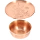 thumbnail image 4 of Cuenco de cobre para ofrendas, cuenco para agua bendita, cuenco para purificar el aire, cuenco para té sacrificial con bandeja para altar, rituales de meditación y quemadores de incienso., 4 of 7