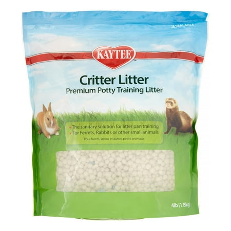 Small Animal Litter - Kaytee Critter Litter Premium Potty Training Pearls, Small Animal Litter, 4-lb