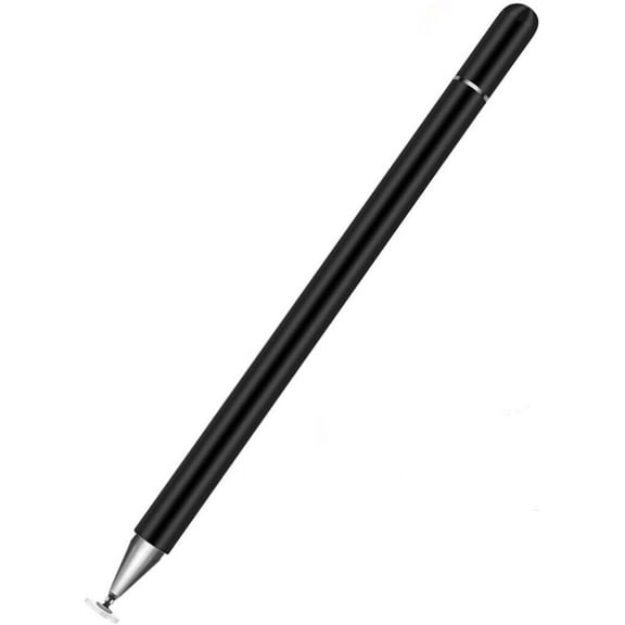 elitegadget Stylus Pen - Disc Tip and Magnet Cap Stylist Pens Universal Fine Point Disc Stylus Touch Screen Pens for iPhone/iPad/Android/Tablet and All Capacitive Touch Screens (Black)